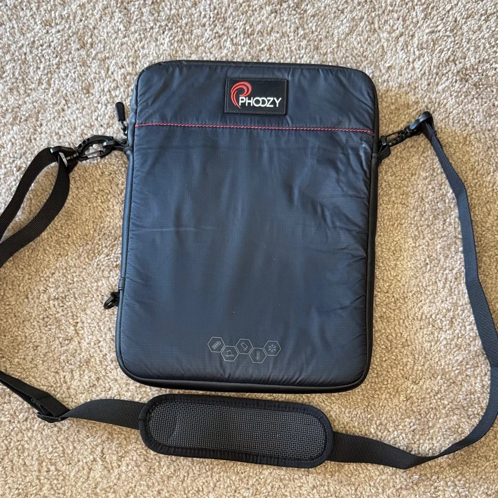 Black Tablet Sleeve with Strap